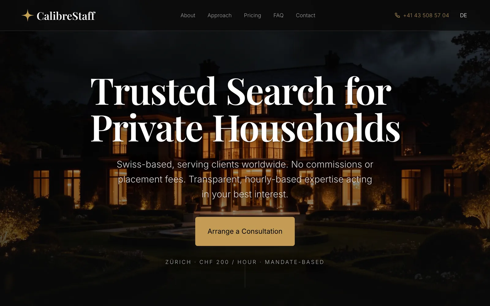 CalibreStaff website