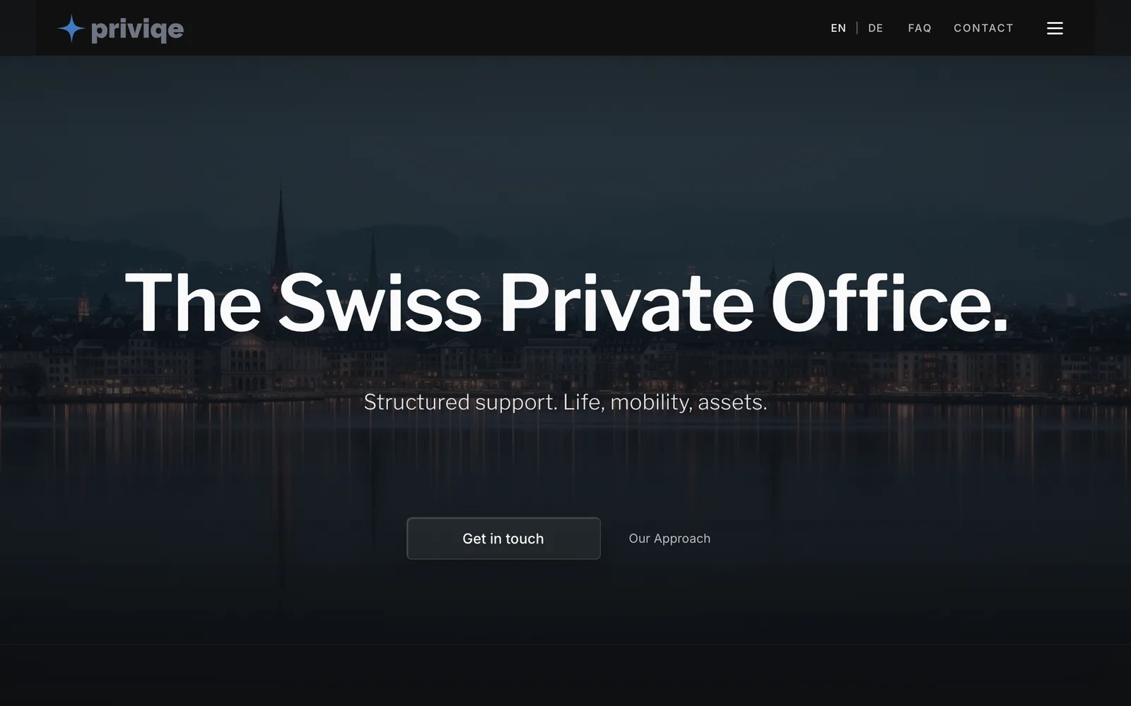 Priviqe website